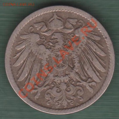 Германия, 10 Пфеннигов 1903 А, магнитится - 1.06 005