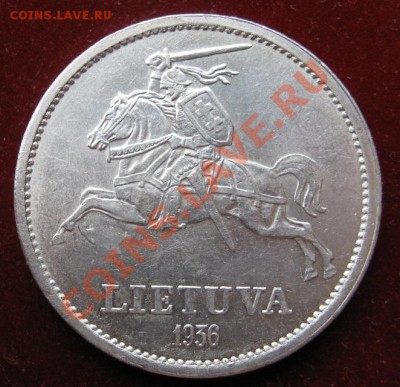Литва 10 литов 1938,1936 - image