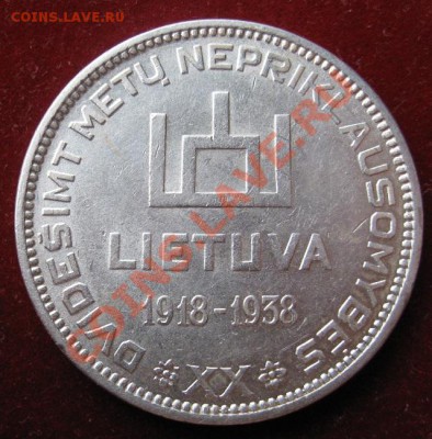 Литва 10 литов 1938,1936 - image