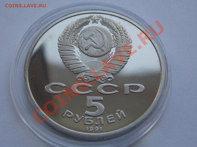 5 рублей 1991 Сасунский ПРУФ в капсуле до 03.06.13 - DSCN1533.JPG