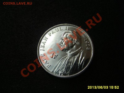 КОНГО: 1 ФРАНК 2004 год(избрание Папой Римским1978)!до 6.06. - S6000972.JPG