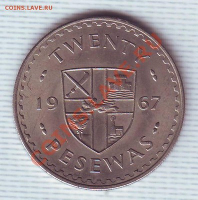 Гана.20 Pesewas. 1967.до 10 Июня - 19570012.JPG