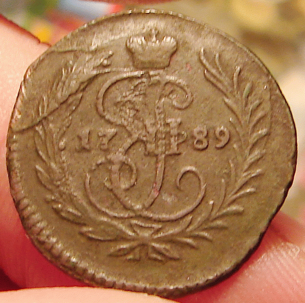 Полушка 1789 Красного монетного двора. - Р1