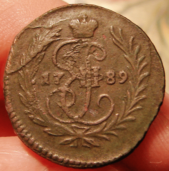 Полушка 1789 Красного монетного двора. - Р2