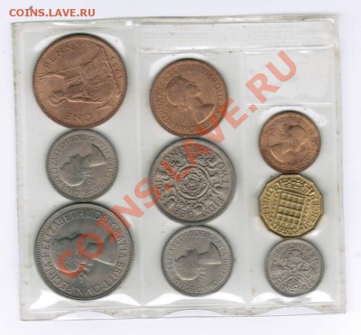 Годовой набор Англия 1953г. UNC - CCF05062013_00001_thumb