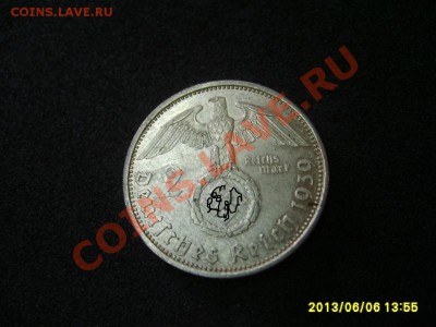 ГЕРМАНИЯ,2 МАРКИ 1939 А ( ГИНДЕБУРГ),Ag !!до 8.06.2013 - S6000146.JPG