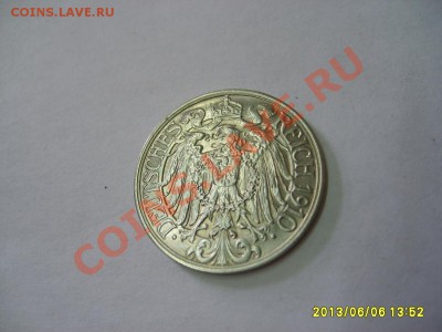 ГЕРМАНСКАЯ ИМПЕРИЯ,25 ПФЕННИГОВ 1910А  (никель)!до 8.06.2013 - S6000132.JPG