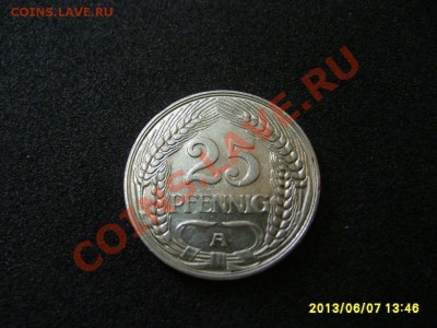 ГЕРМАНСКАЯ ИМПЕРИЯ,25 ПФЕННИГОВ 1912А  (никель)!до 8.06.2013 - S6000168.JPG