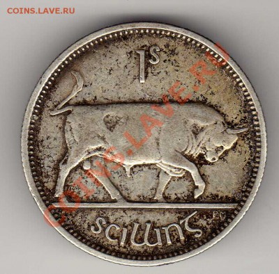 Ag ИРЛАНДИЯ ШИЛЛИНГ 1939 БЫК ДО 13.06.13 В 22.00МСК (5379) - img347