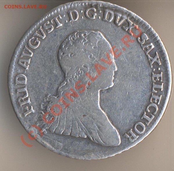 3 талера 1766 года, герцог и электор Фридрих-Август. - 8