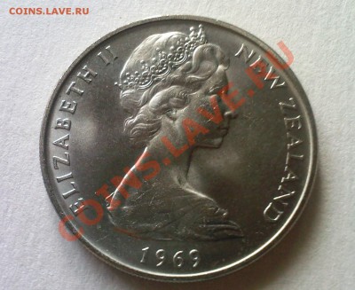 НОВАЯ ЗЕЛАНДИЯ 20центов КИВИ  1969  до14.06 - 09062013(018)