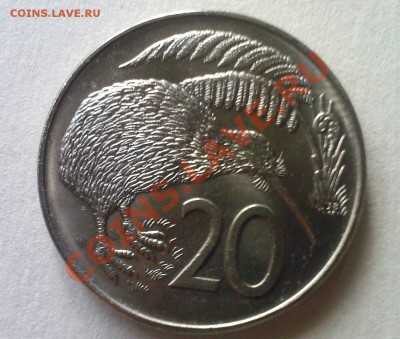 НОВАЯ ЗЕЛАНДИЯ 20центов КИВИ  1969  до14.06 - 09062013(017)