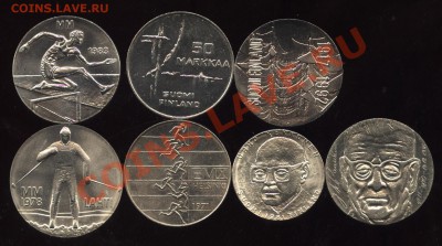 200 марок финляндия 1956,57,58 оценка - 008
