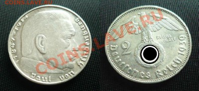 Германия (Третий рейх) 2 рейхсмарки 1939 15.06.2013г. в 22:0 - 1939.JPG