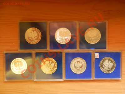 Юбилейка Польши в 1974-77, 92, 96 proof - DSCN2142.JPG