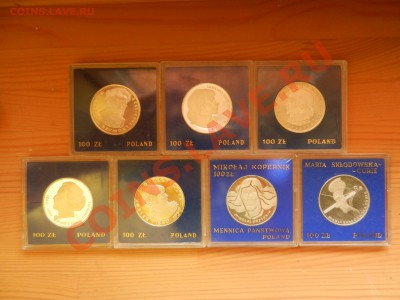 Юбилейка Польши в 1974-77, 92, 96 proof - DSCN2141.JPG
