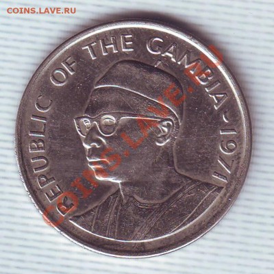 Гамбия.50 Бутутс.1951.Буйвол. до 16 Июня - 19710033.JPG