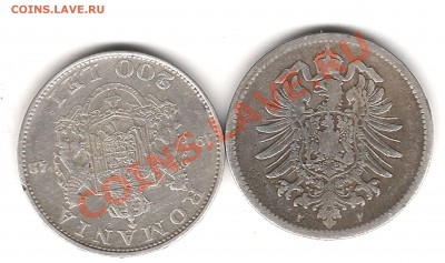 1 марка 1875 и 200 лей 1942г - Изображение 258