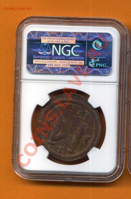 В КАПСУЛЕ NGC VG Византия Анастасиус 16 грамм 40 Нуммисов - img936