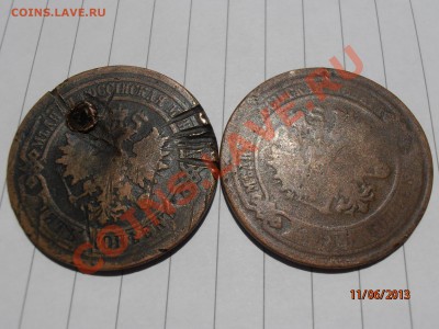 5К 1879,186(8)8; 2К 1822,1870; 3К 1913 - медь - P6111306.JPG
