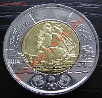 X93 Канада 2$ 2012 HMS Shannon UNC до 17.06 в 22°° - X93 Canada 2$ 2012 HMS_2