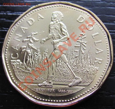 X95 Канада 1$ 2005 Terry Fox UNC до 17.06 в 22°° - X95 Canada 1$ 2005 Terry Fox_1