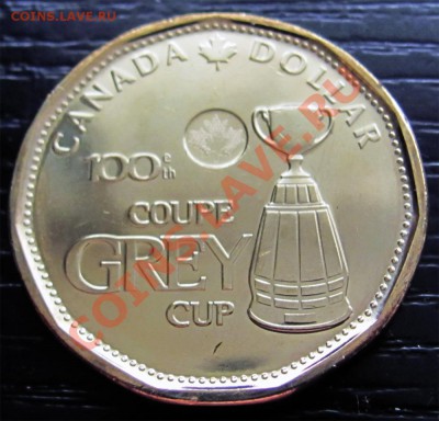 X97 Канада 1$ 2012 100th Grey Cup CFL UNC до 17.06 в 22°° - X97 Canada 1$ 2012  Grey Cup_1