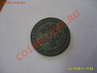ЧЕХИЯ и МОРАВИЯ: 1 КРОНА 1942 г ( ЦИНК ) !до 13.06.2013 - S6000230.JPG