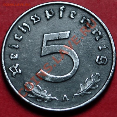 Германия	5 пфеннигов	1940 - до 16.06.2013 - DSC_0251.JPG
