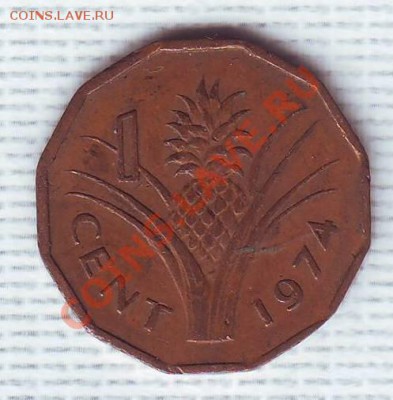 Свазиленд.1 Цент.1974. до 19 Июня - 19740016.JPG