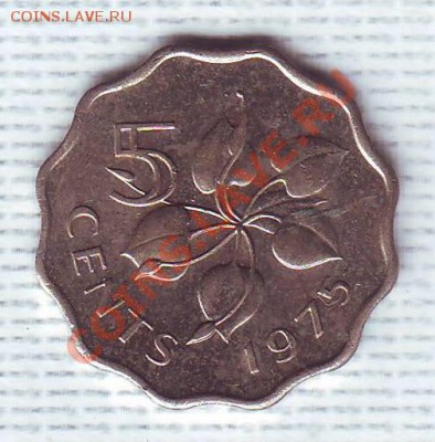 Свазиленд.5 Центов.1975. до 19 Июня - 19750023.JPG