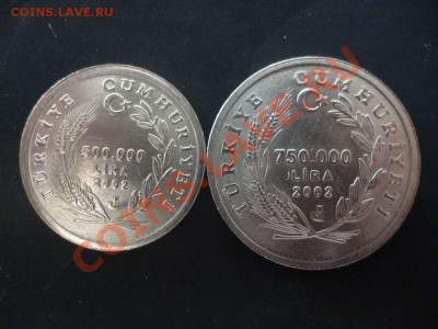 ДК Турция 2 монеты животные 2002 года 19.06 - P1040237_thumb