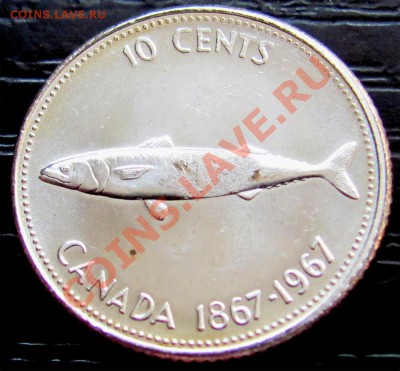 Y05 Ag Канада 10¢ 1967 100 лет Конфедерации до 19.06 в 22°° - Y05 Canada 10c 1967_1