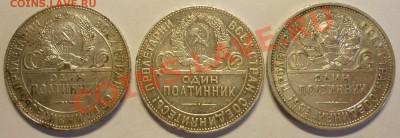 ПОЛТИННИКИ 1924ТР, 1925 ПЛ, 3 штуки. До 17.06.13 г. в 22.00 - Монеты 585