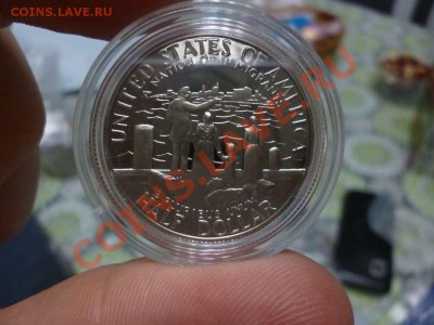 ДК США 50 центов пруф переселенцы 19.06 - P1040197_thumb