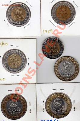 ПОРТУГАЛИЯ 100 И 200 ЭСКУДО (7ШТ.) ДО 20.06.13 В 22.00МСК - img740
