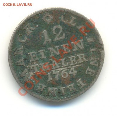 12 талера 1764. до 20.06 21.00 - 1