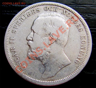 Y06 Ag Швеция 1 крона 1897 до 22.06 в 22°° - Y06 Sweden 1kr 1897_2