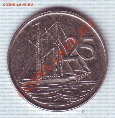 Кайманы.25 Центов.1992.Парусник.до 21 Июня - 19920023.JPG