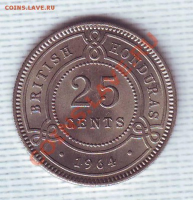 Брит.Гондурас.25 Центов.1964. до 21 Июня - 1964 25.JPG