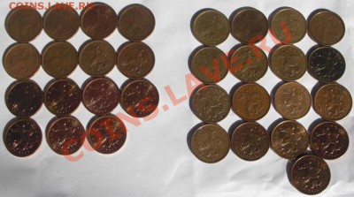 110шт. Погодовка 1к,5к,10к,50коп 1997-2012г С-П и М - 10коп 32шт. самара.JPG