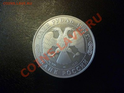 ДК Россия Серебро Филин 1 рубль 1993 20.06 - P1040355_thumb