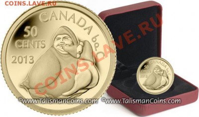 Изображение совы на монетах - Canada_2013_Gold_Owl_Shaman_1-25oz