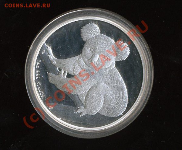 1 $ АВСТРАЛИИ 2007 Ag Унц Медвежонок Коала  22.12.09 21.00 - img250