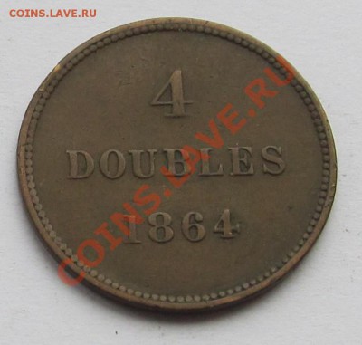Гернси: 4 дубля 1864 до 21.06.13, 22-00 - Гернси 4 дубля 1864-1