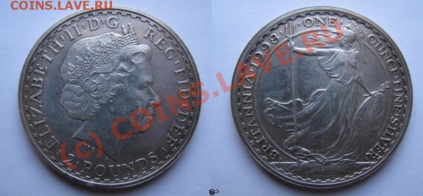 2 фунта Великобритании 1 унция серебра 999 - до 18.12 - долла1922.JPG
