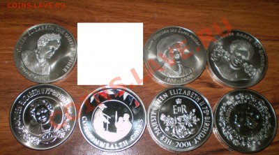 Иностранные крупные монеты.8 шт.До 20.06.13 в 22.00 - P61707572