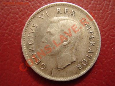ЮАР: Ag-800 6 пенсов 1942 Георг 6 до 24.06.12, 22-00 - ЮАР 6 пенсов 1942-2.JPG