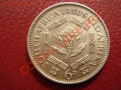 ЮАР: Ag-800 6 пенсов 1950 Георг 6 до 24.06.12, 22-00 - ЮАР 6 пенсов 1950-1.JPG