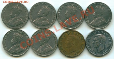Y15 ФИКС Канада 5¢ 1927-45 8 шт. до 25.06 в 22°° - Y15 Canada 5c 8 pcs_2